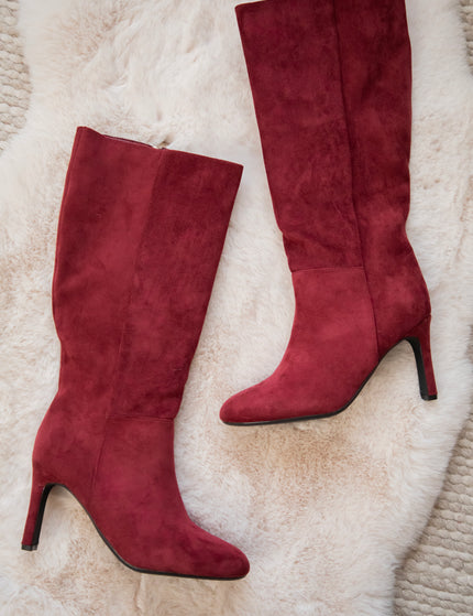 Suede Seduction Bordeaux - Boots