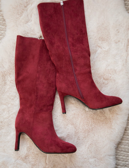 Suede Seduction Bordeaux - Boots
