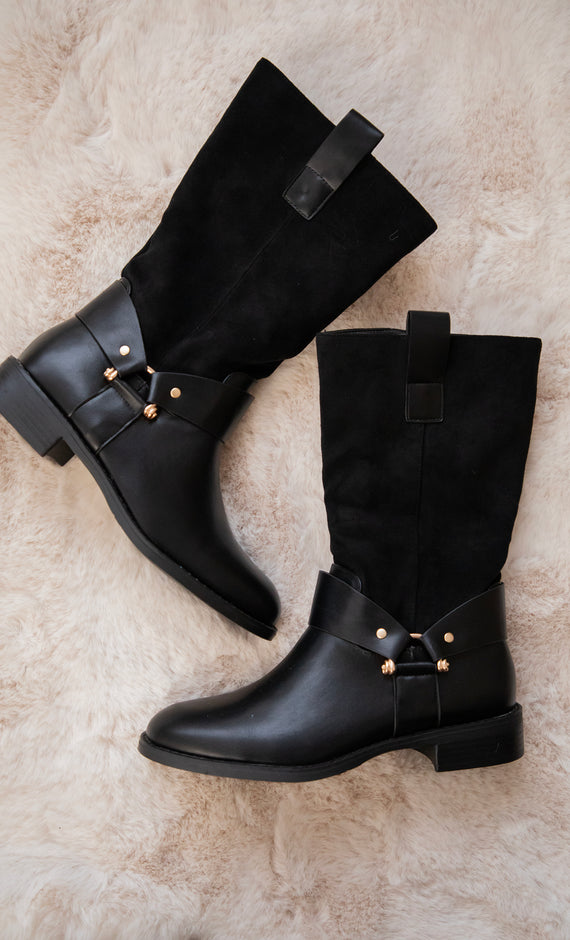 Stiefel - Rebellious - Schwarz