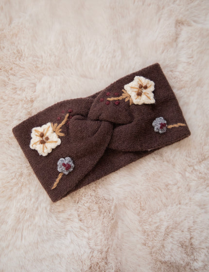 Crochet Bouquet Brown - Haarband