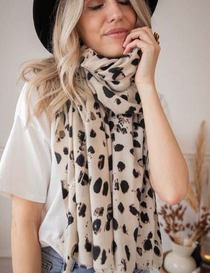 Sya Spotted Beige - Scarf