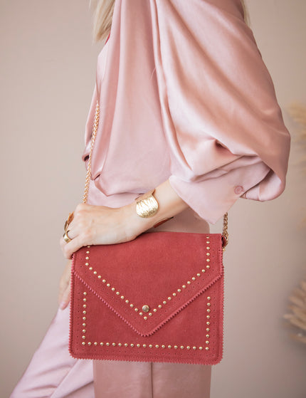 Pop Of Charm Indian Red - Handbag