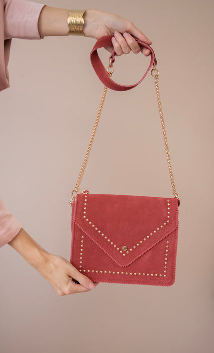 Handtasche - Pop Of Charm - Indisch Rot