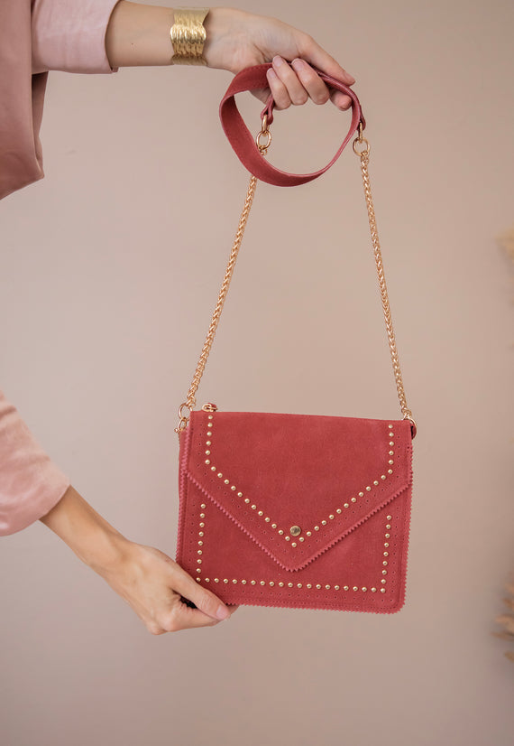 Handtasche - Pop Of Charm - Indisch Rot