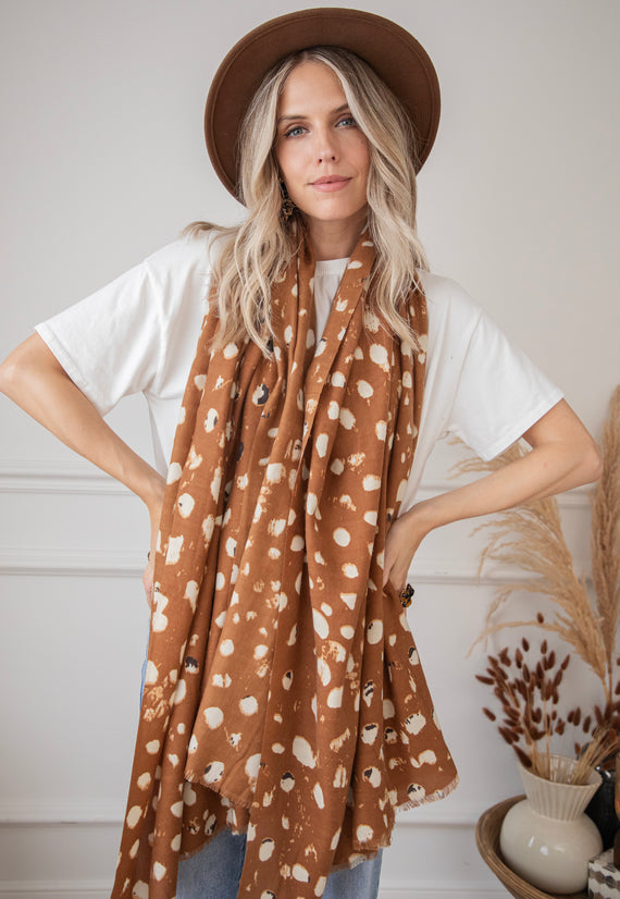 Sya Spotted Camel - Scarf