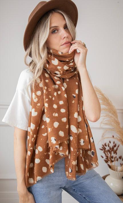 Sya Spotted Camel - Scarf