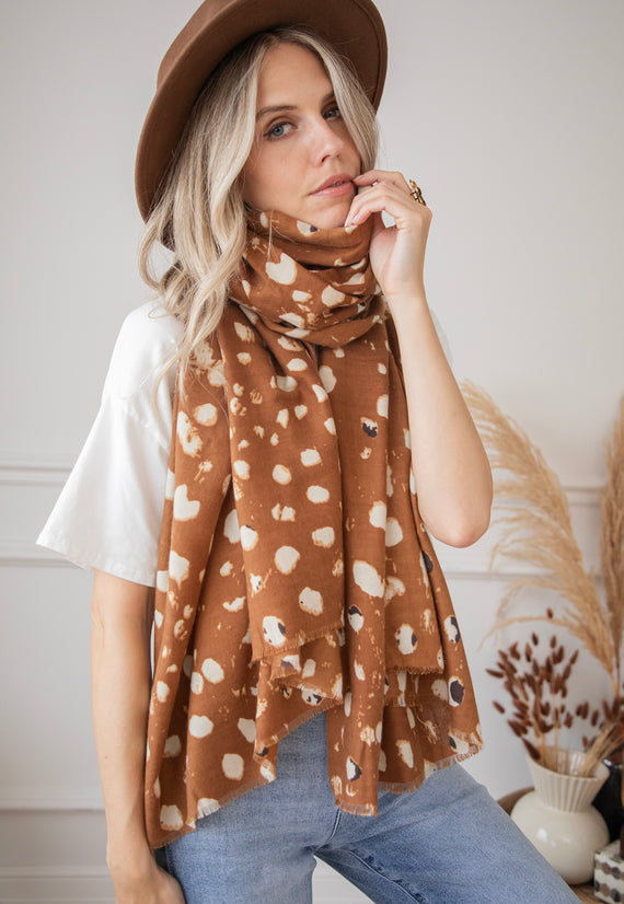 Sya Spotted Camel - Scarf