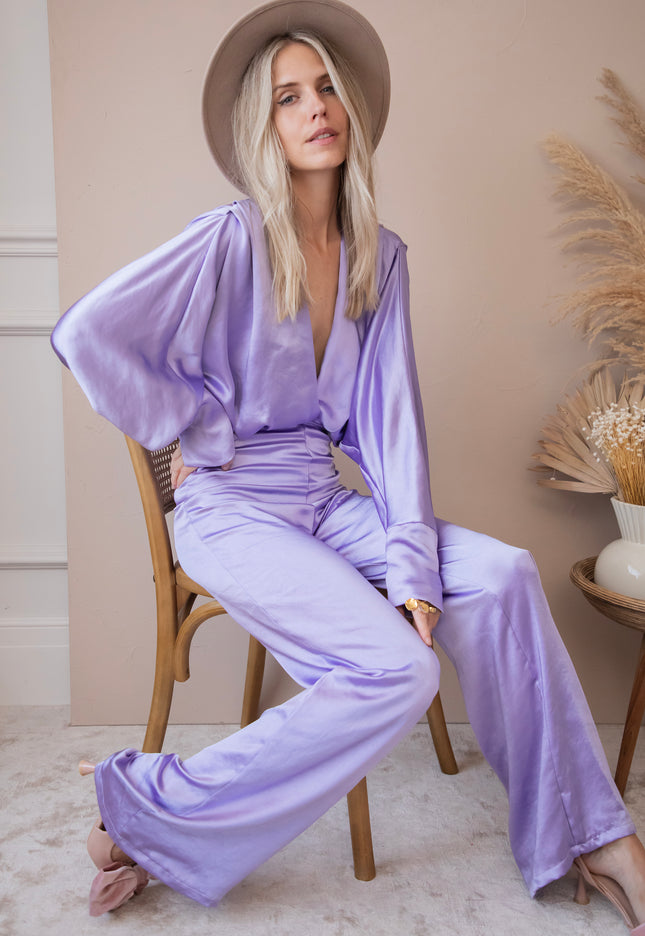 Jumpsuit - Silky Sue - Violett