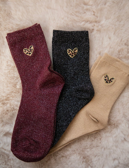 Twinkle Wild Heart Beige - Sokken