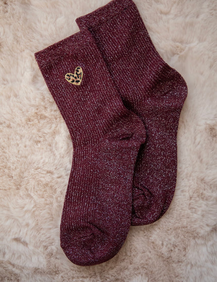 Twinkle Wild Heart Burgundy - Sokken