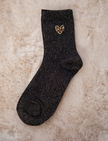 Twinkle Wild Heart Black - Sokken