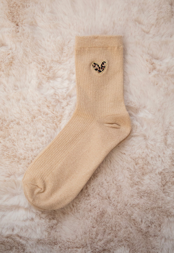 Twinkle Wild Heart Beige - Sokken