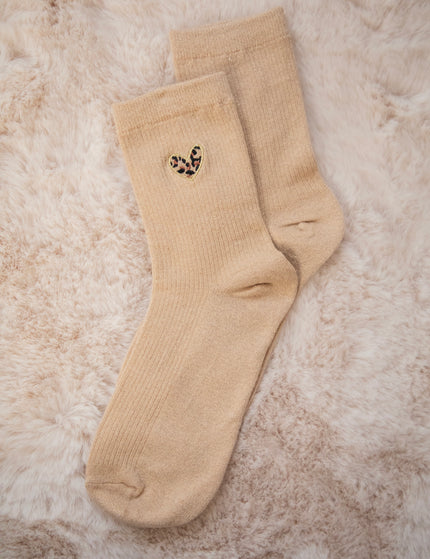 Twinkle Wild Heart Beige - Sokken
