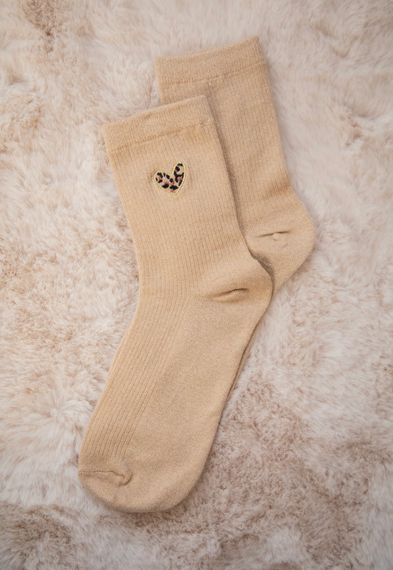 Twinkle Wild Heart Beige - Sokken