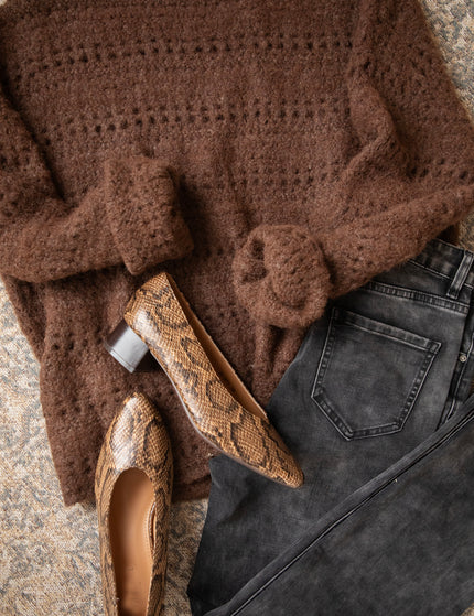 Snake Lady  Brown - Heels