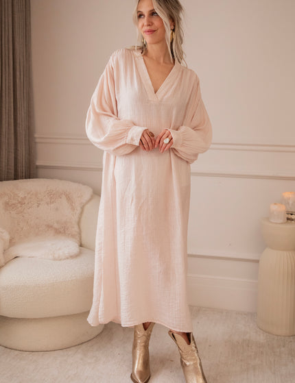 Slow Flow Soft Pink - Maxi Dress
