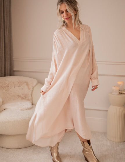 Slow Flow Soft Pink - Maxi Dress