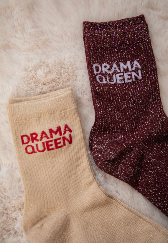 Drama Queen Burgundy - Sokken