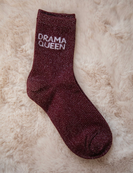 Drama Queen Burgundy - Sokken