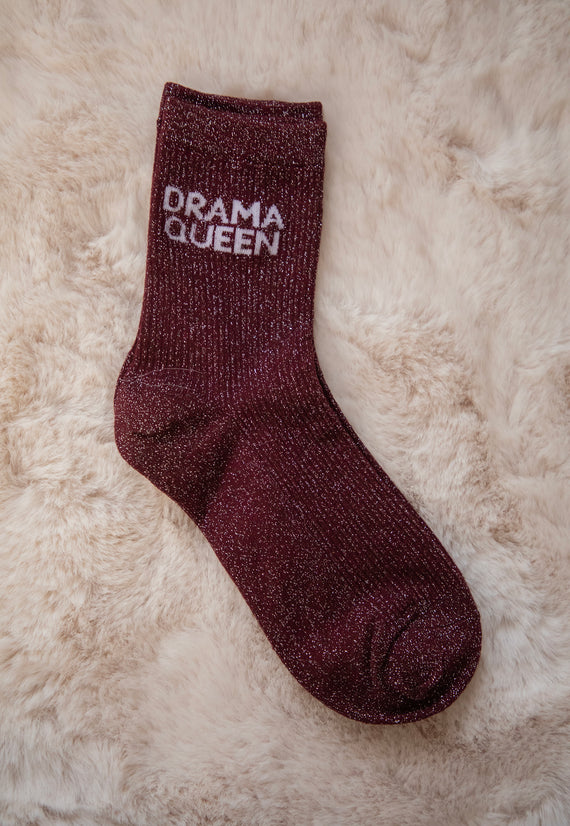Drama Queen Burgundy - Sokken