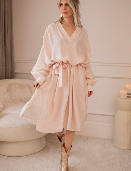Slow Flow Soft Pink - Maxi Dress