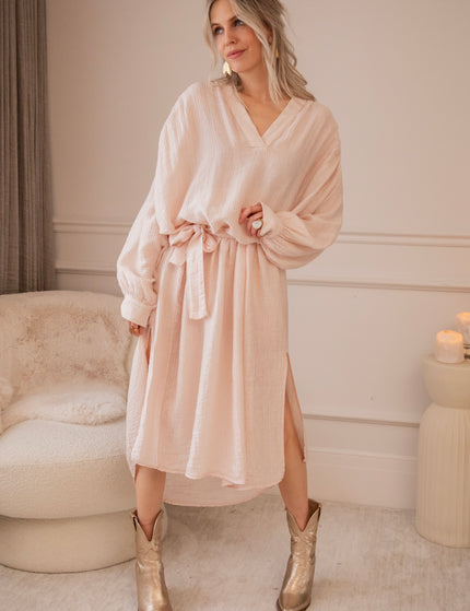 Slow Flow Soft Pink - Maxi Dress