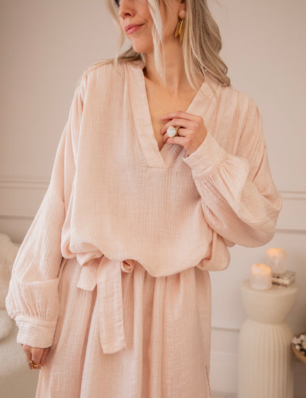 Slow Flow Soft Pink - Maxi Dress