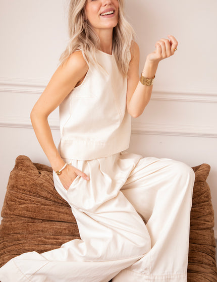 Easy Like Denim Beige - Broek