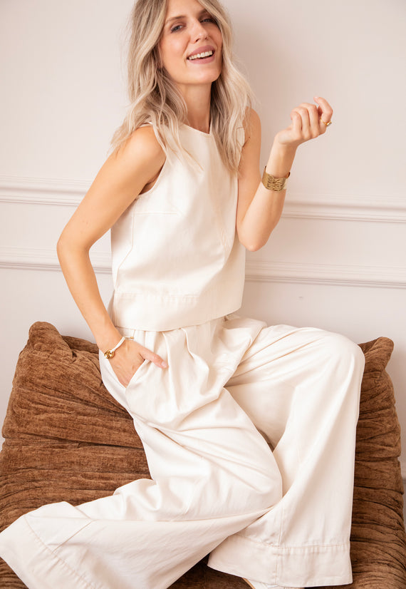 Top - Easy Like Denim - Beige