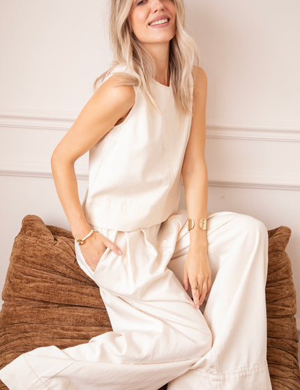 Easy Like Denim Beige - Broek