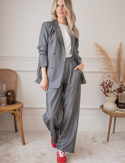 Taylor  Dark Grey - Broek