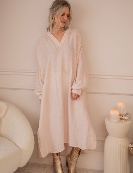 Slow Flow Soft Pink - Maxi Dress