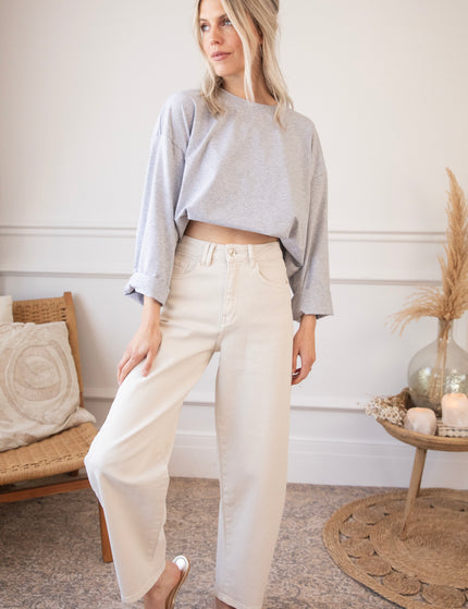 Bella Balloon Beige - Jeans
