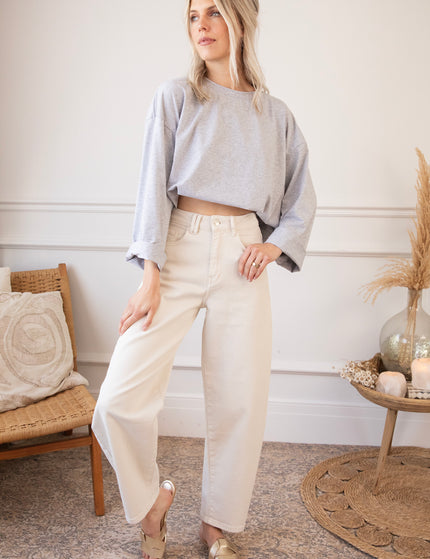 Bella Balloon Beige - Jeans