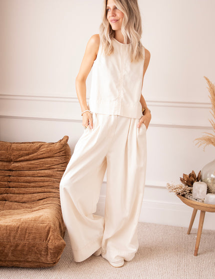 Easy Like Denim Beige - Broek