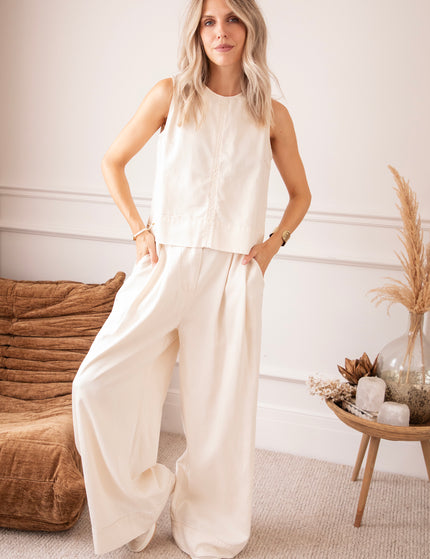 Easy Like Denim Beige - Broek