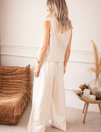 Easy Like Denim Beige - Broek