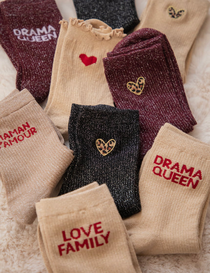 Drama Queen Beige - Sokken