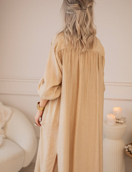 Slow Flow Sand - Maxi Dress