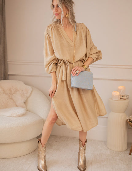 Slow Flow Sand - Maxi Dress