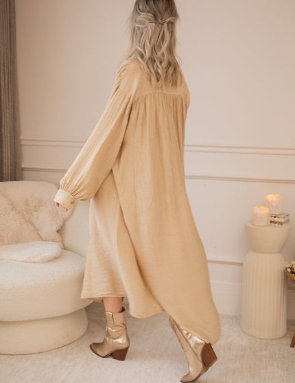 Slow Flow Sand - Maxi Dress