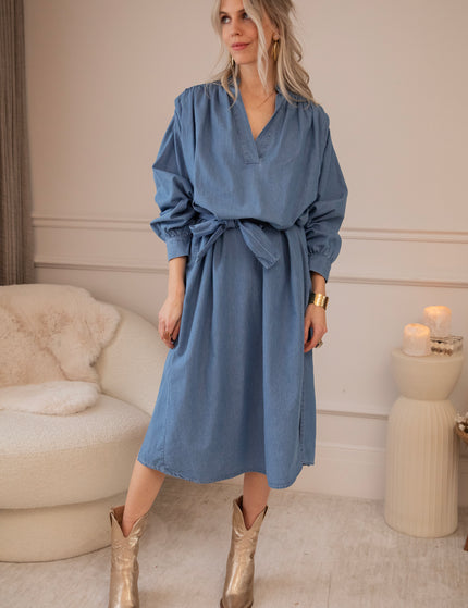Slow Flow Blue - Maxi Dress