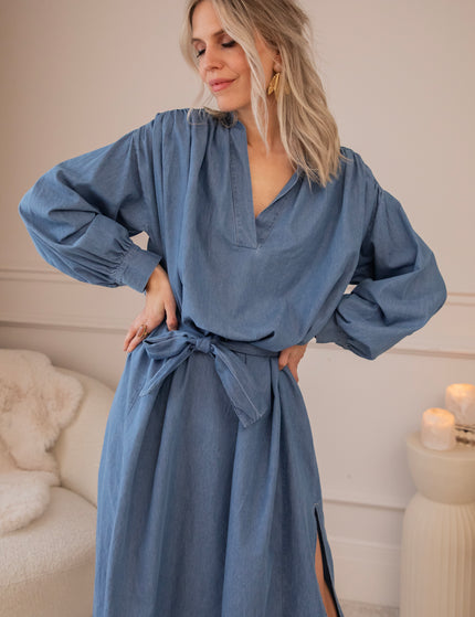 Slow Flow Blue - Maxi Dress