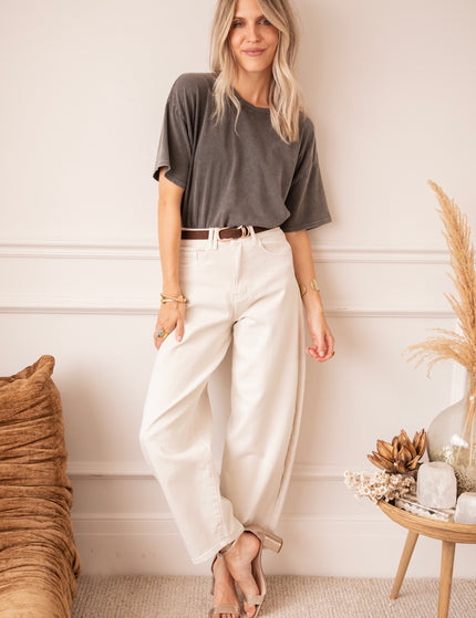 Jeans - Bella Balloon - Beige