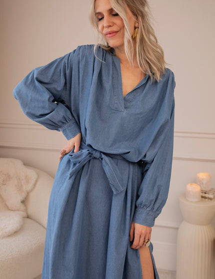 Slow Flow Blue - Maxi Dress