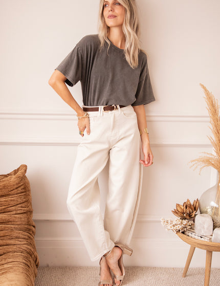 Jeans - Bella Balloon - Beige