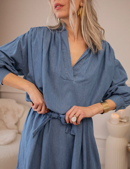 Slow Flow Blue - Maxi Dress