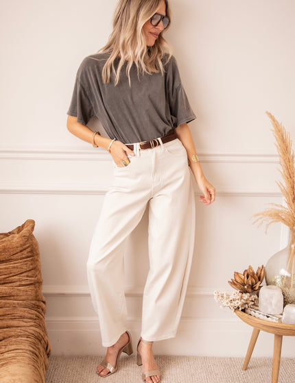 Jeans - Bella Balloon - Beige