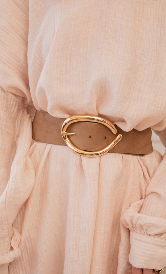 Waist Embrace Taupe/Gold - Riem