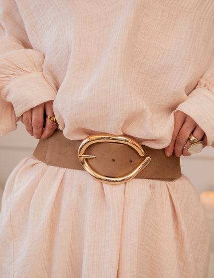 Waist Embrace Taupe/Gold - Belt